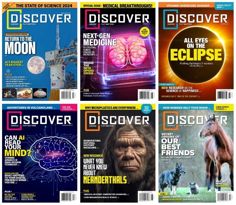 Discover Magazine - 2024 Full Year Issues Pack