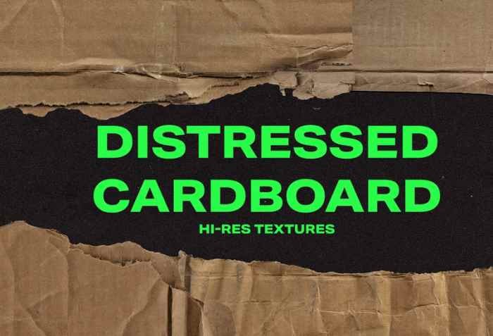 Distressed Cardboard Textures