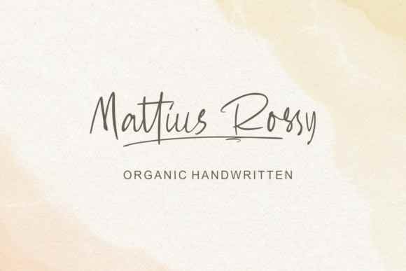 Mattius Rossy Font