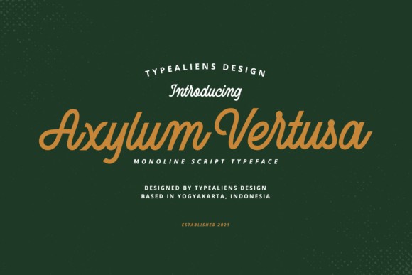 Axylum Vertusa Font