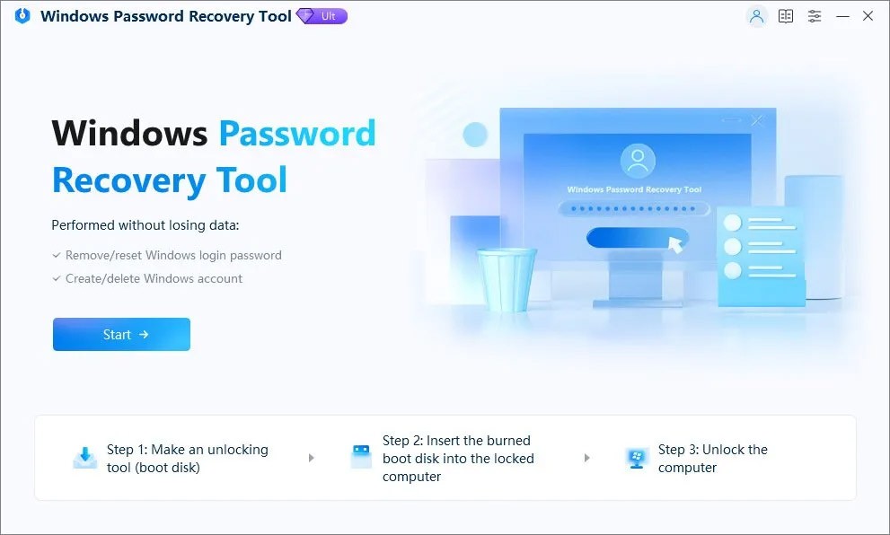 Windows Password Recovery Tool Ultimate 8.4.3.2