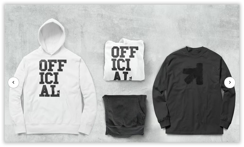 Zip Up Hoodie Tee Collection Mockup