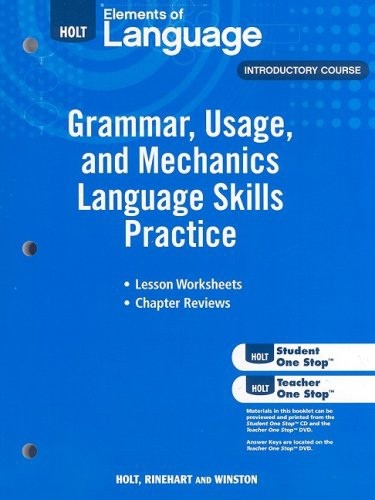 Grammar, Usage and Mechanics Language Skills Practice - 6 Level