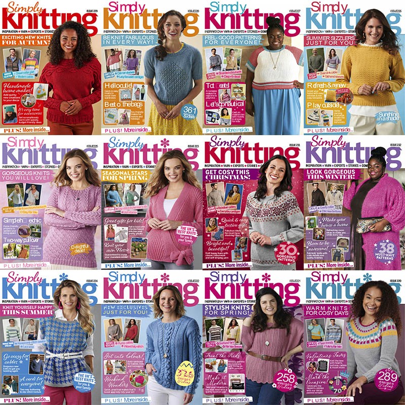 Simply Knitting - 2022 Full Year Issues Collection