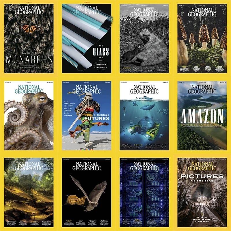 National Geographic USA 2024 Full Year Issues