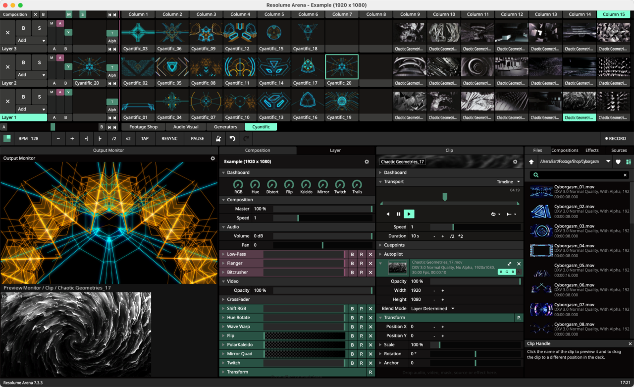 Resolume Arena 7.22.0 rev 42164