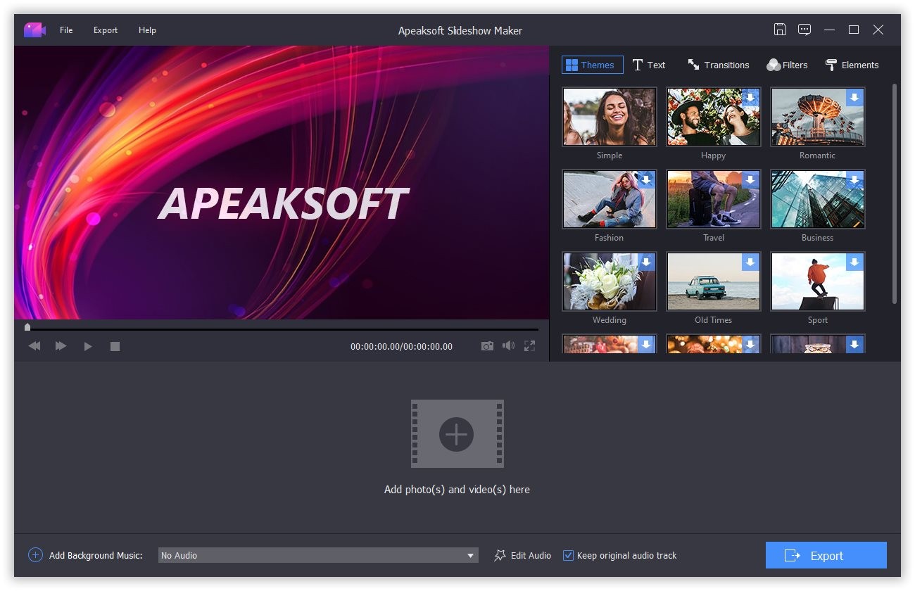 Apeaksoft Slideshow Maker