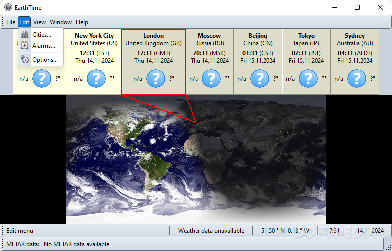 DeskSoft EarthTime 6.27.7