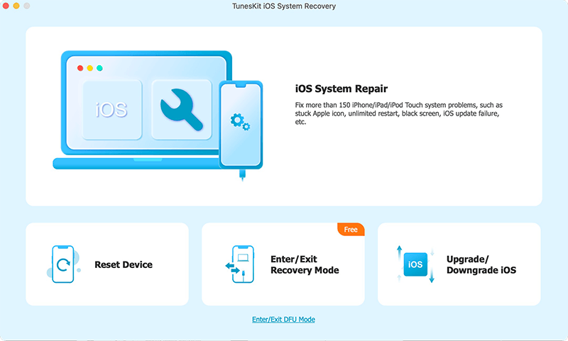 TunesKit iOS System Recovery 4.7.0.48