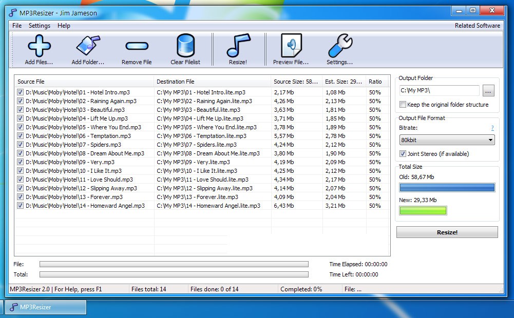 MP3Resizer 2.2.1