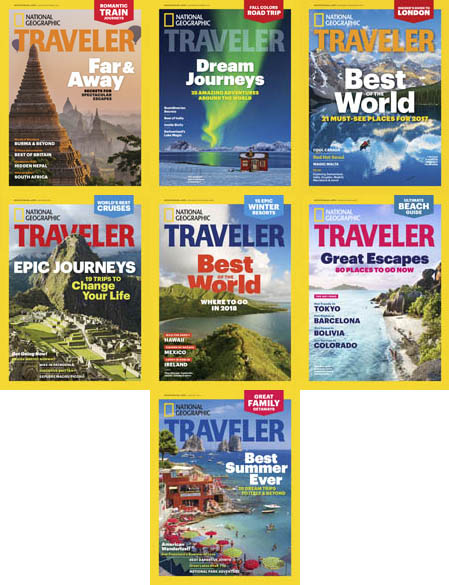 National Geographic Traveler USA - 2017 Full Year Collection