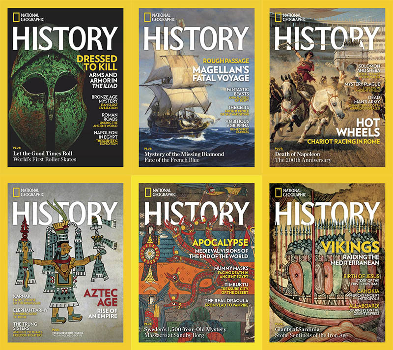 National Geographic History - 2021 Full Year Issues Collection