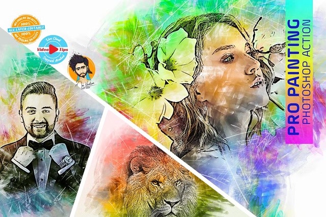 Pro Paint Photoshop Actions 6087374