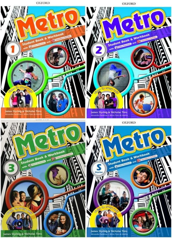 Oxford Metro First Edition 4 Levels The Complete Series - Starter,1,2,3