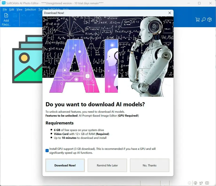 SoftOrbits AI Photo Editor Pro 10.3