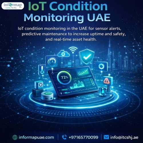 IoT condition monitoring in the UAE for sensor alerts, predictive maintenance to increase uptime and safety, and real-time asset health. Visit: https://informapuae.com/iot-condition-monitoring/